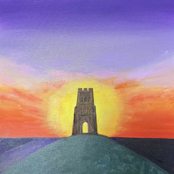 Гластонбери Тор. Восход, 2025